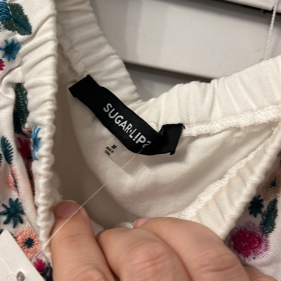 NEW SUGARLIPS off the shoulder floral embroidered dress - Picture 4 of 5